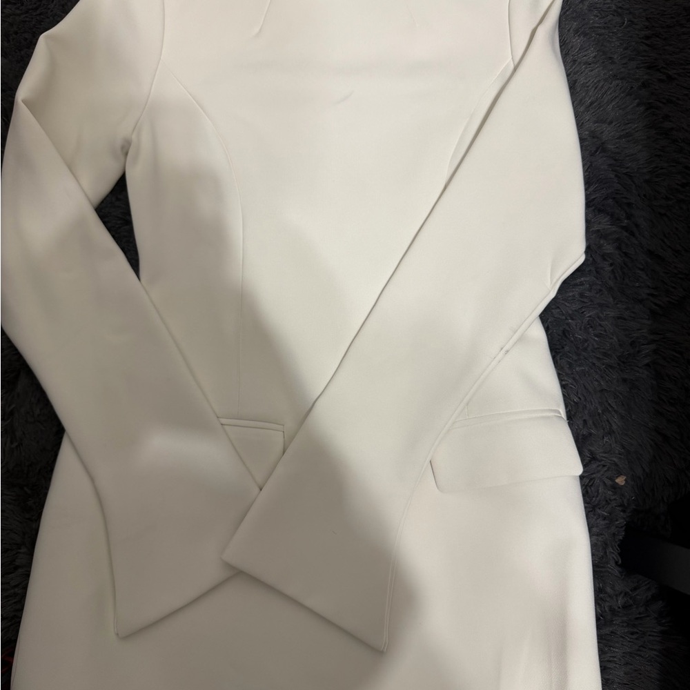 Elegant White Women's Dress